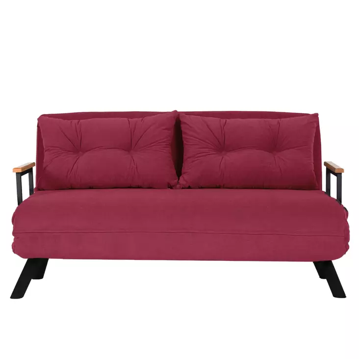 2-istuttava vuodesohva, kastanjanruskea, 175 cm leveä, 133 cm syvä, kestävä, mukava, monikäyttöinen - Vuodesohvat - 8683342998819 - 1