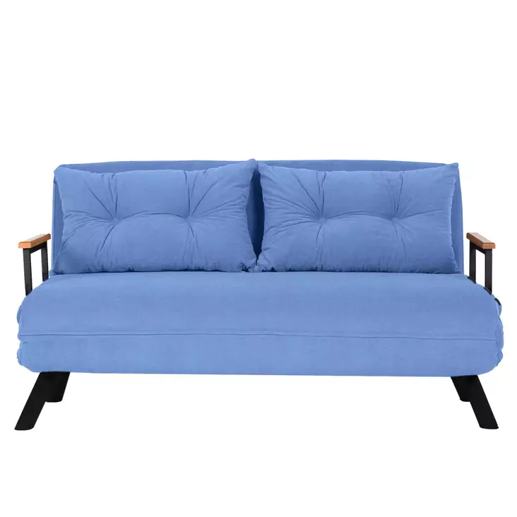2-istuttava vuodesohva, sininen, 175 cm x 133 cm, kestävä, mukava - Vuodesohvat - 8683342998789 - 1