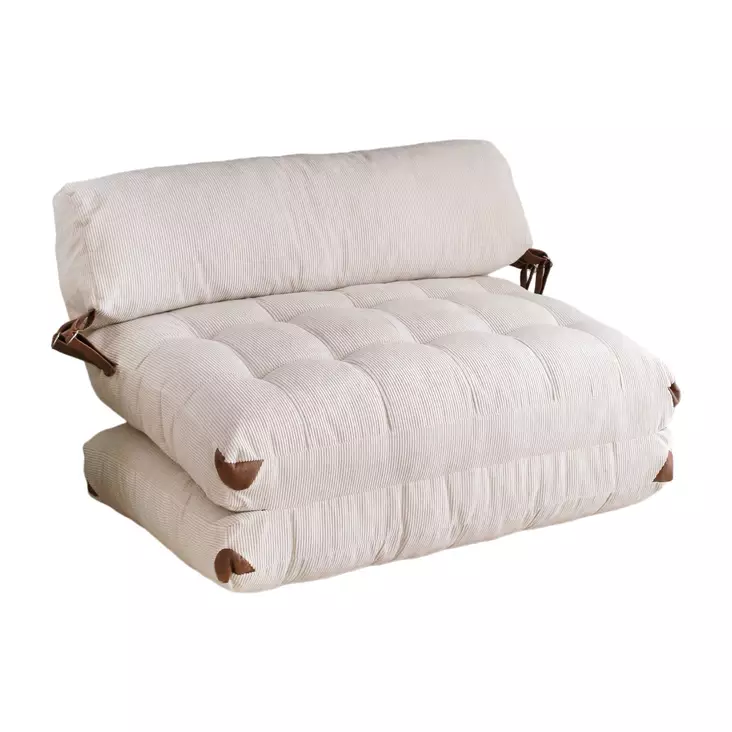 2-istuttava vuodesohva, valkoinen, Leveys 120 cm, mukava, monikäyttöinen - Vuodesohvat - 8684282400219 - 1