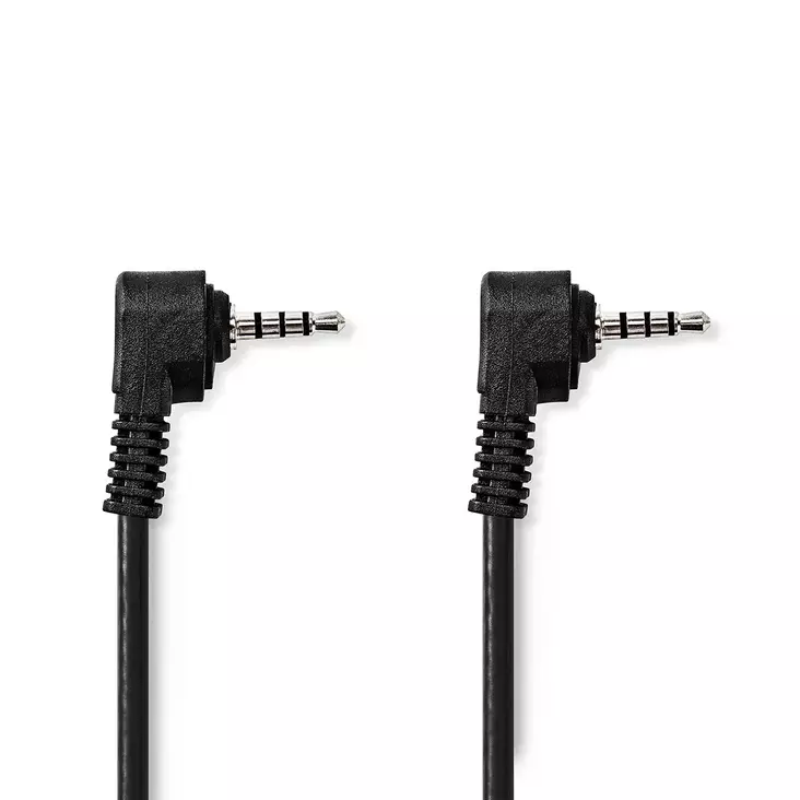AV-kaapeli | 3.5 mm uros | 3.5 mm uros | Niklattu | 2.00 m | Pyöreä | PVC | Musta - - 19-19-5412810426539 - 1
