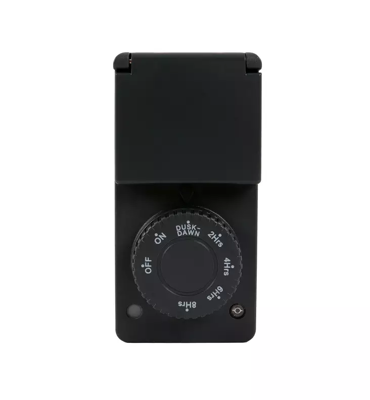 Ajastin h=C3=A4m=C3=A4r=C3=A4tunnistimella ulkok=C3=A4ytt=C3=B6=C3=B6n=
- Ajastimet & kauko-ohjattavat pistorasiat - 6418536009369 - 1