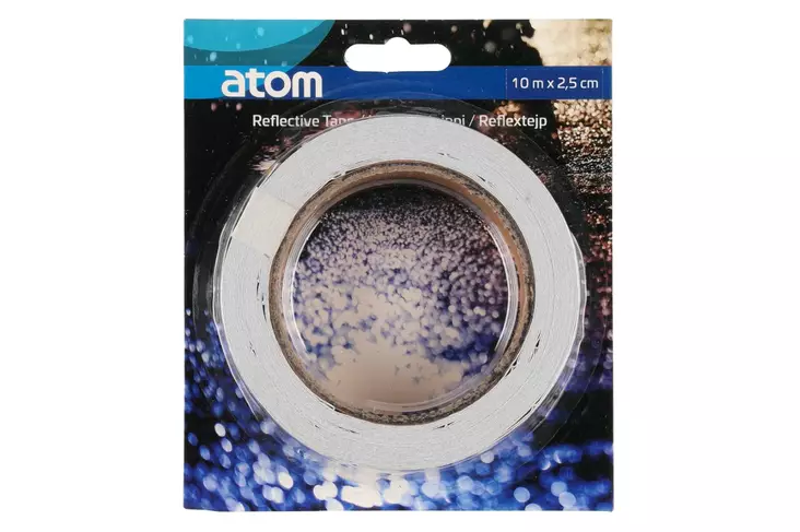 Atom outdoors heijastava teippi 10mx2,5c p=C3=A4=C3=A4kuva=20 - Heijastimet ja huomioliivit - 6410412951649 - 1