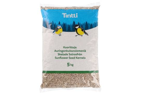 Auringonkukansiemen kuorittu 5 kg Tintti - Lintujen ruokinta - 6410413046979 - 1
