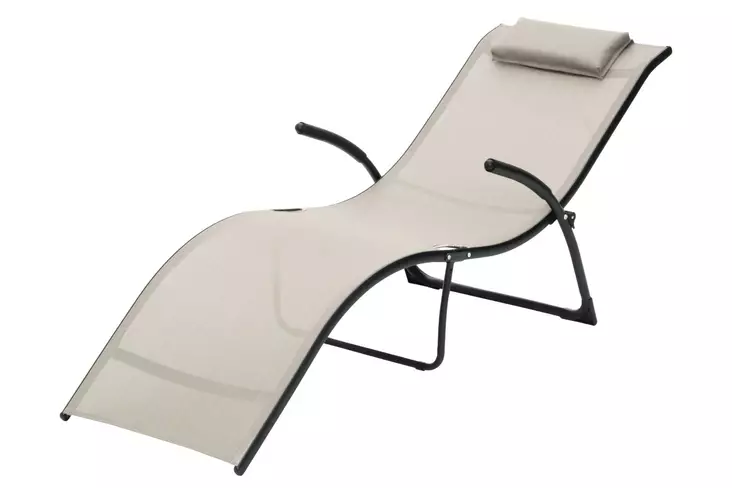 Aurinkotuoli Ringo harmaa 4Living - Puutarhatuolit ja sohvat - 6410413267909 - 1