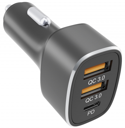 Autolaturi 2 x USB QC 3.0, 1 x USB-C PD Mobia - Autolaturit - 6430076521019 - 1