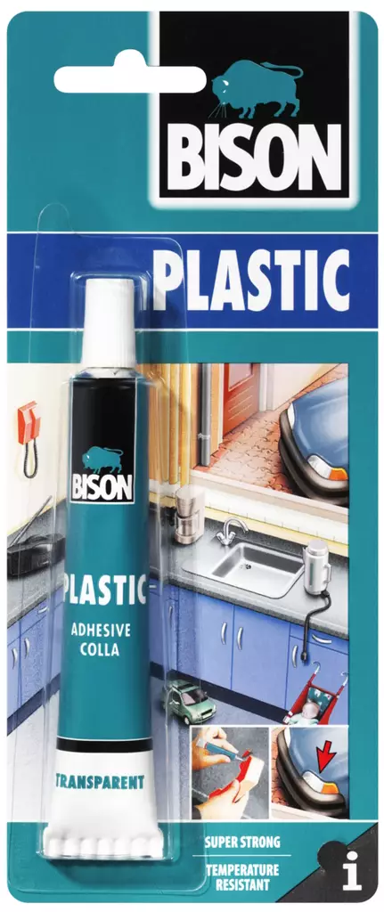 Bison Plastic Adhesive 25 ml - Liimat - 8710439038599 - 1