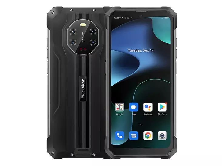 Blackview BL8800 5G 128 GB/8GB musta - Puhelimet - 6931548307969 - 1