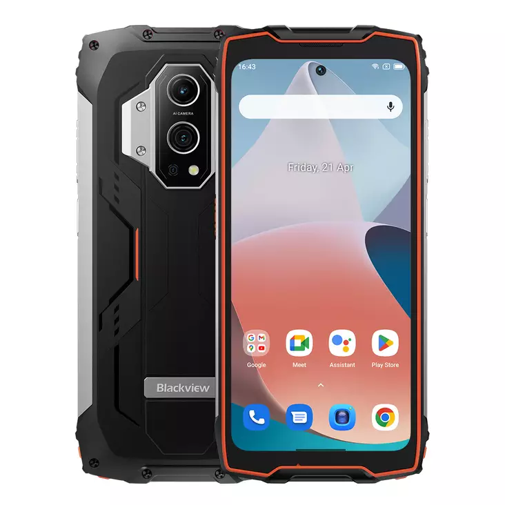 Blackview BV9300 256/12GB Oranssi - Puhelimet - 6931548312499 - 1