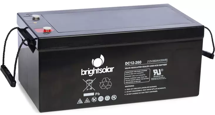 Akku Brightsolar DC12-260 AGM - Akut - 6438014197999 - 1