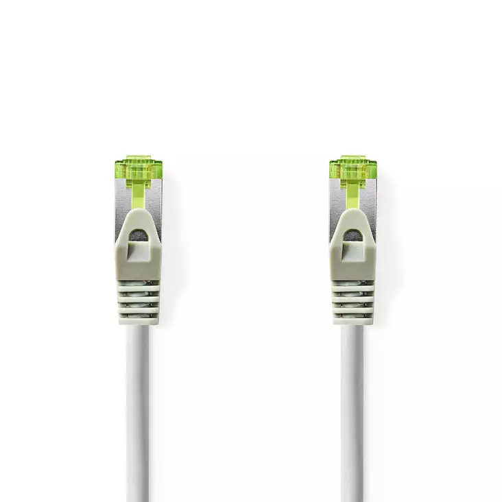 CAT7 verkkokaapeli | S/FTP | RJ45 uros | RJ45 uros | 1.00 m | Snagless | Pyöreä | LSZH | Harmaa | Laatikko - Tietokone ja verkko - 5412810332809 - 1