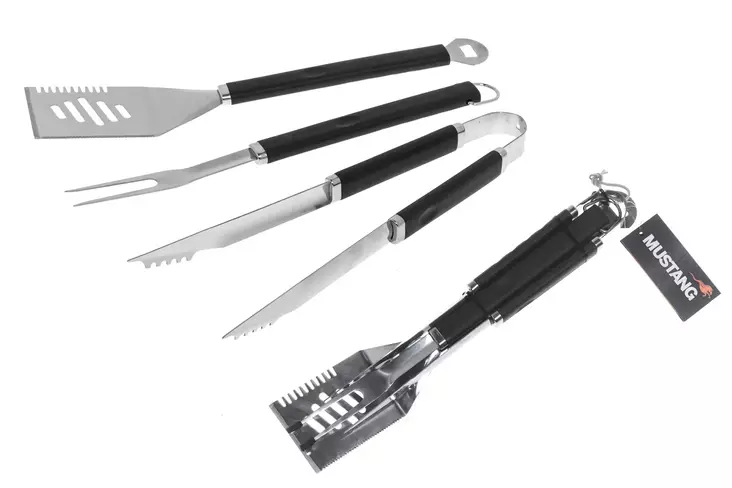 Grillausvälineet 3 kpl Mustang - Grillaustarvikkeet - 6410412422729 - 1