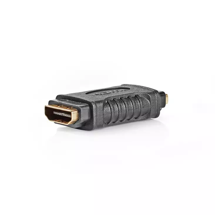 HDMI -sovitin | HDMI Ulostulo | HDMI Ulostulo | Kullattu | Suora | Muovi | Musta | 1 kpl | Laatikko - Videoliittimet ja plugit - 5412810289929 - 1