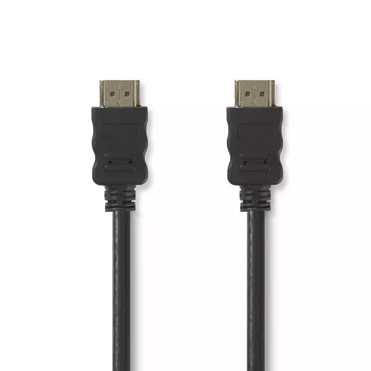 High Speed HDMI Kaapeli Ethernet | HDMI liitin | HDMI liitin | 4K@30Hz | ARC | 10.2 Gbps | 10.0 m | Pyöreä | PVC | Musta | Laatikko - HDMI-kaapelit - 5412810289769 - 1