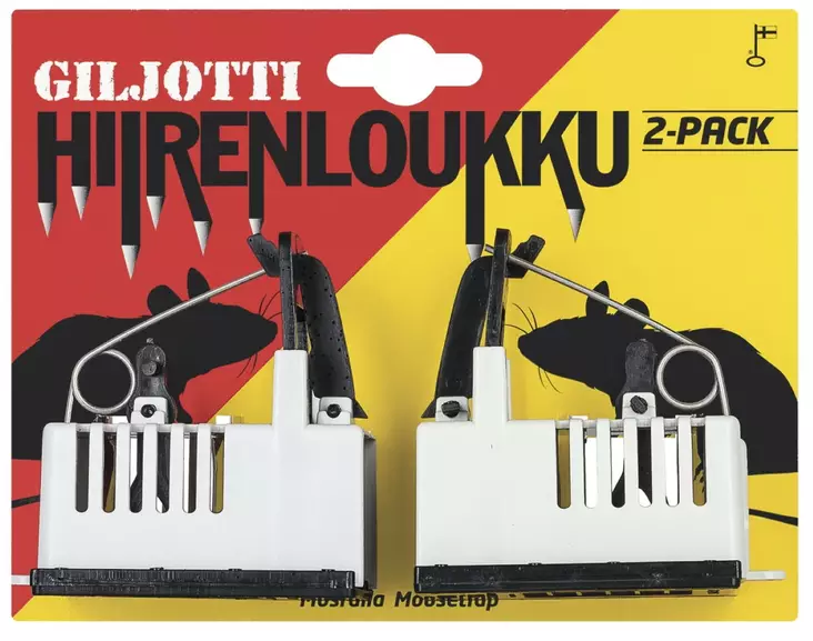 Hiirenloukku Giljotti 2 kpl - Jyrsijöiden karkottimet ja loukut - 6414504775489 - 1