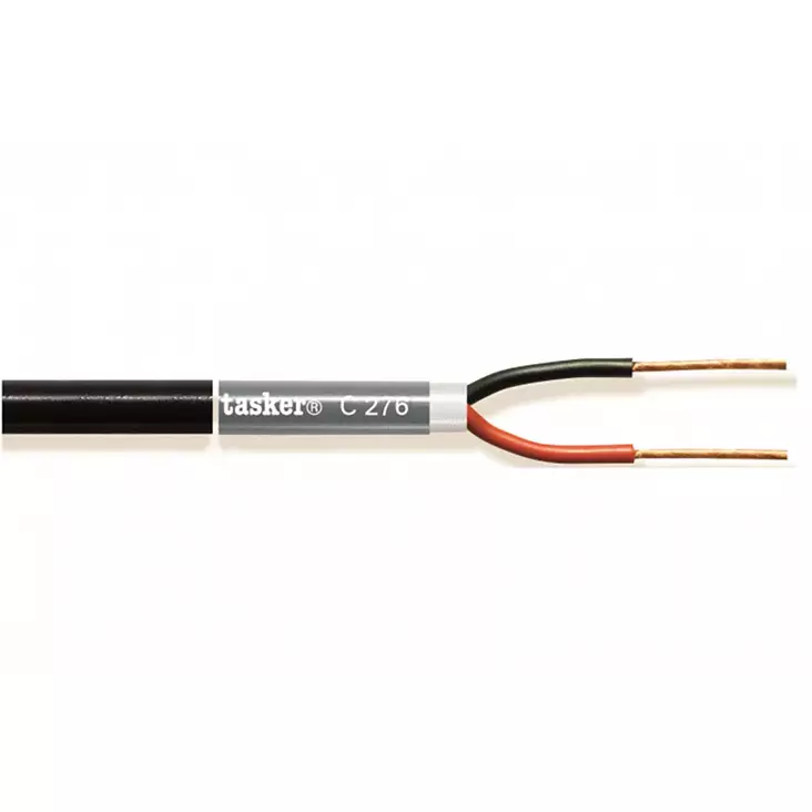 Kaiutinkaapelikela 2x 2.50 mm² 100 m Musta - Audiokaapelit - 8010246014459 - 10