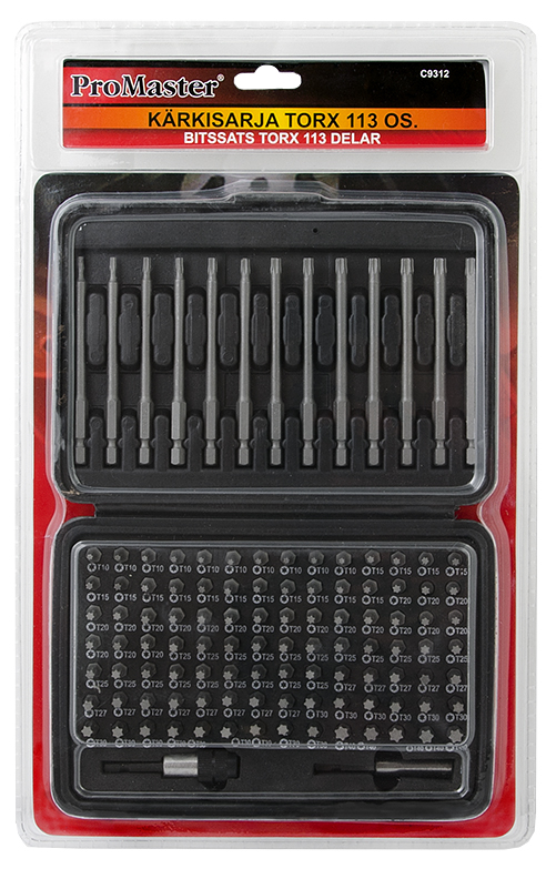 Kärkisarja torx 113-os. - Ruuvauskärjet ja pidikkeet - 6420286893129 - 1