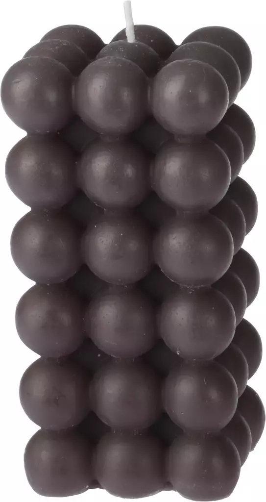 Kuplakynttilä 12cm harmaa - Kynttilät ja lyhdyt - 8720573424769 - 1