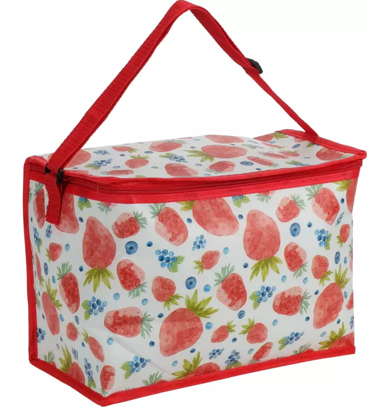 Kylm=C3=A4laukku 10 l Fruit Mansikka P=C3=A4=C3=A4kuva - Kylmälaukut ja termokset - 8720573114479 - 1