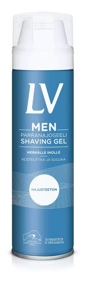 LV 200ml Men parranajogeeli - Miehille - 6414504981279 - 1
