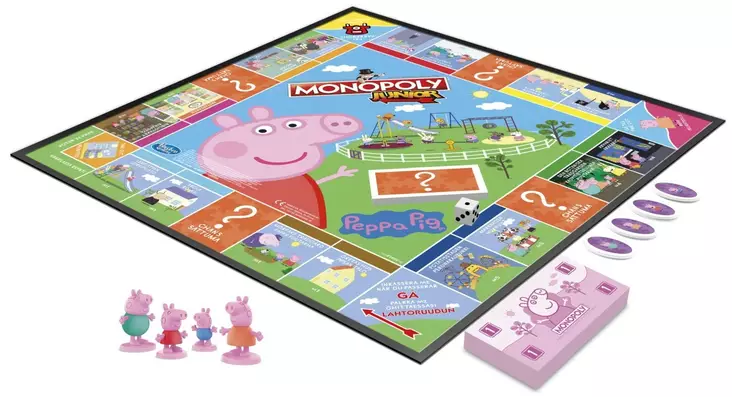 Lautapeli Monopoly Junior Pipsa Possu - Pöytäpelit - 5010993793419 - 1