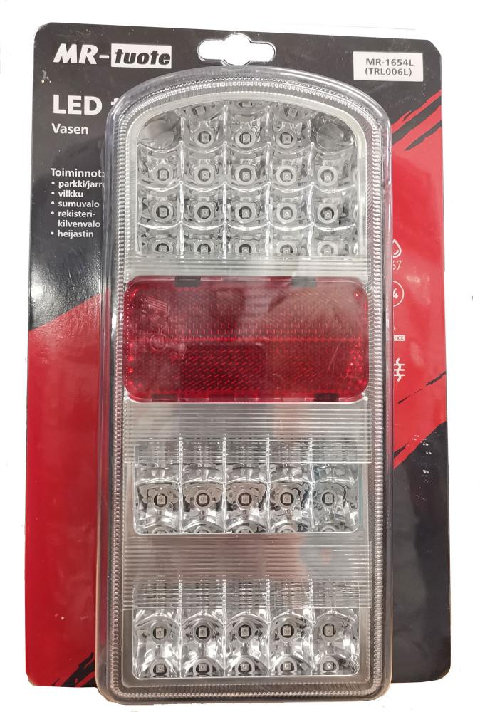 Led takavalo ja liitin oikea 12V / 1 kpl - Perävaunuvalot ja sähkötarvikkeet - 6430032154329 - 1