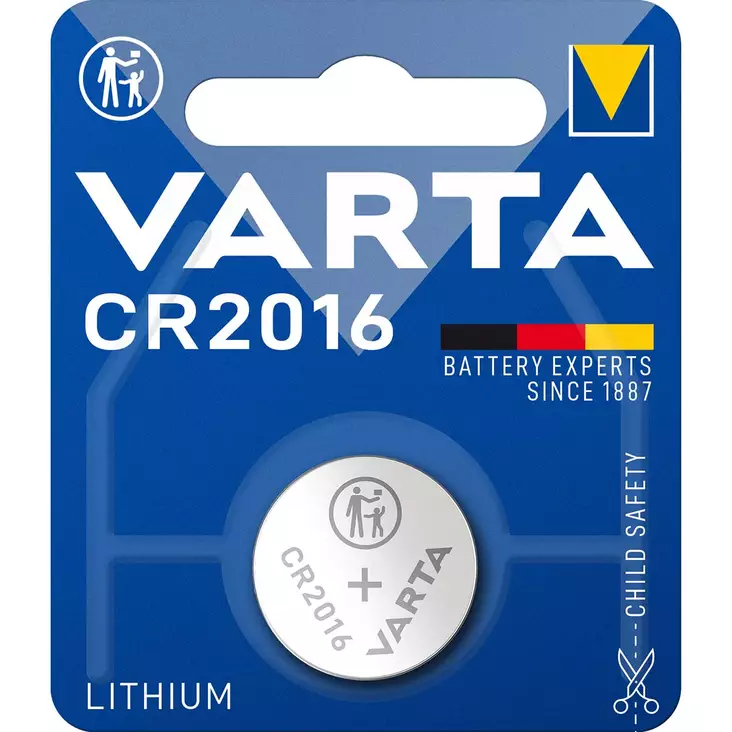 Litium Nappiparisto CR2016 3 V 1-Blisteri - Nappiparistot - 4008496276639 - 1