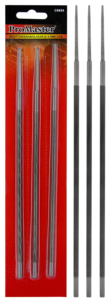 Moottorisahaviilasarja 4.5mm 3-os. - Viilat - 6420286888859 - 1