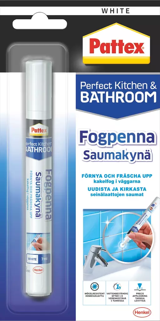 Pattex_Grout_Reviver_White_7ml - Tasoitteet ja täyteaineet - 7332531070089 - 1