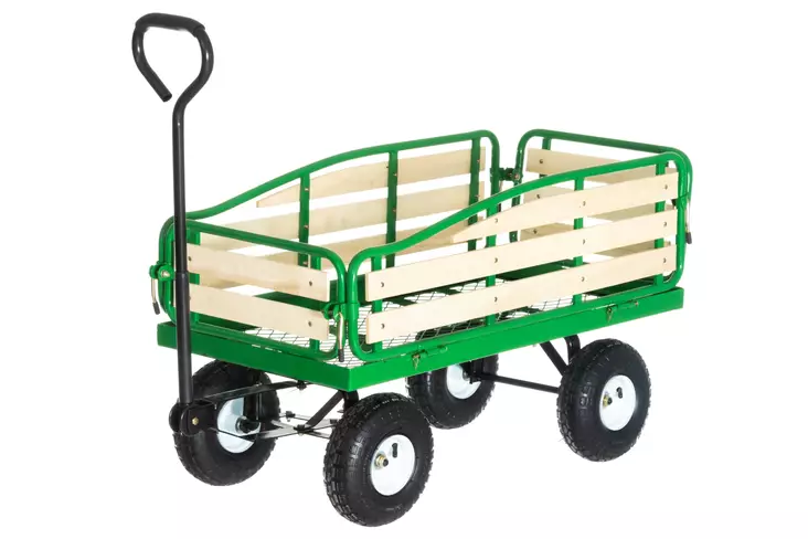 Puutarhakarry ilmakumipyorilla 300 kg-1 - Kottikärryt ja renkaat - 6410413275539 - 1