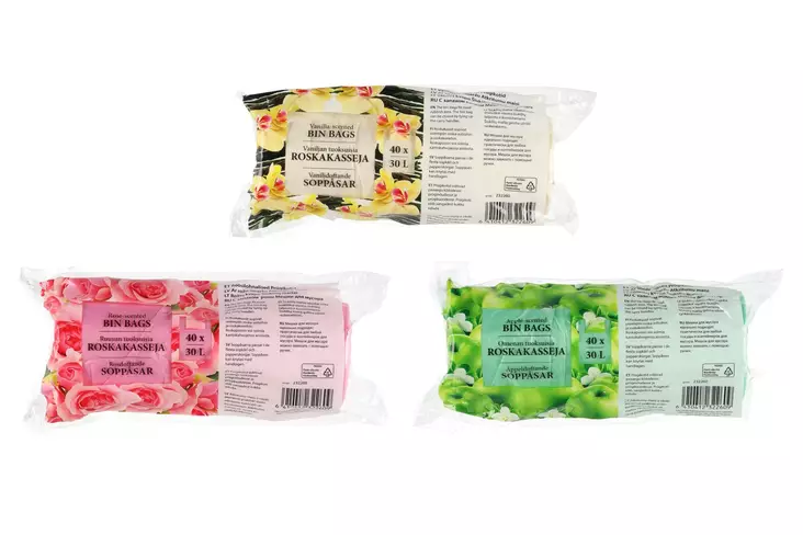 Roskakassi 30 l 40 kpl - Siivousvälineet - 6410412322609 - 1
