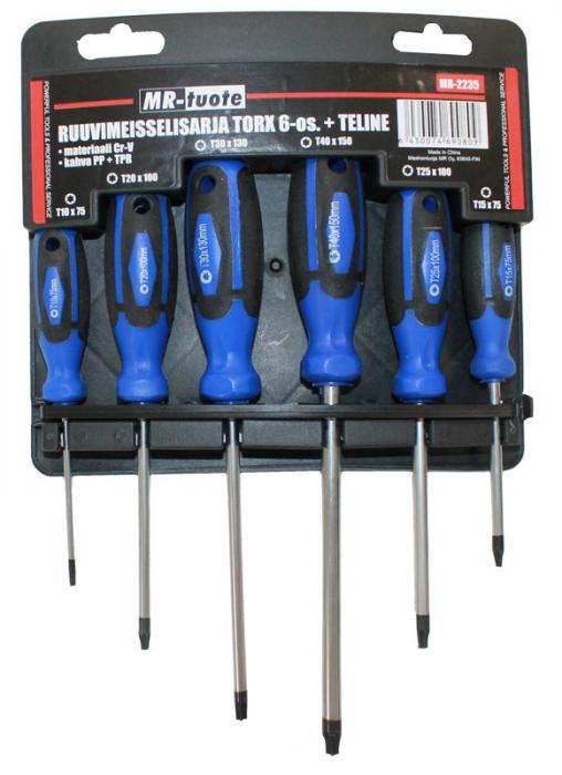 Ruuvimeisselisarja torx 6-os p=C3=A4=C3=A4kuva=20 - Ruuvimeisselit - 6430074690809 - 1