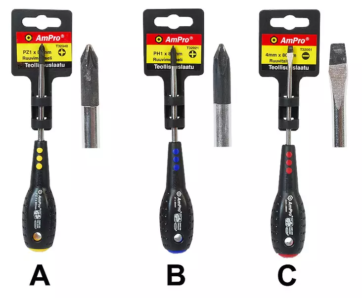 Ruuvimeisseli ura 3mm x 60mm - Ruuvimeisselit - 795609320009 - 1