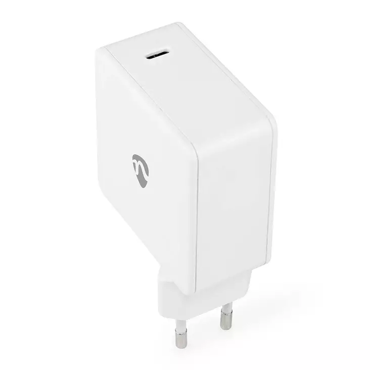 Seinälaturi | 100 W | GaN | 3.0 / 5.0 A | Lähtöliitäntöjen määrä: 1 | USB-C | Automaattinen Jännitteen Valinta | Valkoinen - Yleisvirtalähteet ja adapterit - 5412810397679 - 1