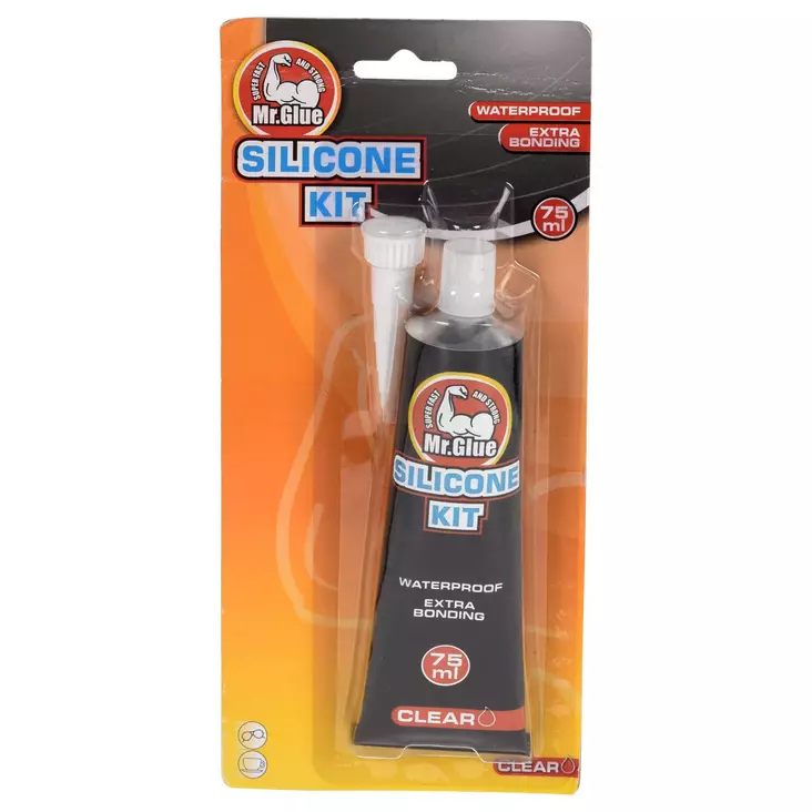 Silikonitiiviste vedenkestävä 75 g Mr.Glue - Tasoitteet ja täyteaineet - 8720573494229 - 1
