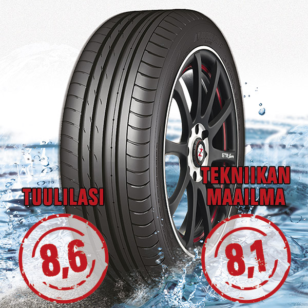 Sportnex AS-2+ TM- ja Tuulilasi-testimenestys 255/35-21 - 21-tuumaiset - 4718022017949 - 1