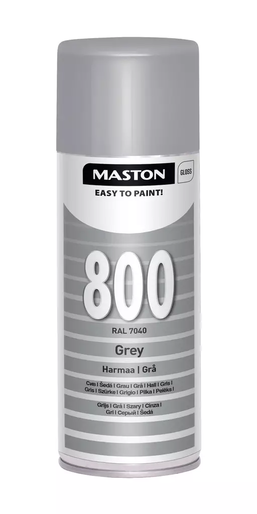Spraymaali 100 - Harmaa 800 400ml - Spraymaalit - 6412491008009 - 1