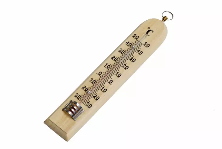 L=C3=A4mp=C3=B6mittari 16 cm puu - Lämpömittarit ja sääasemat - 640-0139-99 - 1