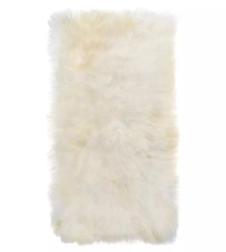 Taljapehmuste lammas 40 x 80 cm aitoa lammasta + PVC - Lampaantaljat, lehmäntaljat, tekotaljat - 6410413113459 - 1