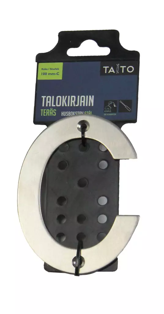 Talokirjain 100 mm ter=C3=A4s C - Postilaatikot ja talonumerot - 6416096340069 - 1