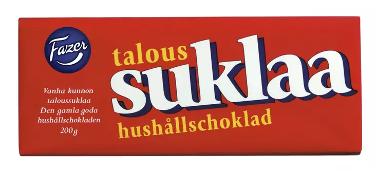 Taloussuklaalevy 200 g Fazer - Suklaat - 664-0116-99 - 1