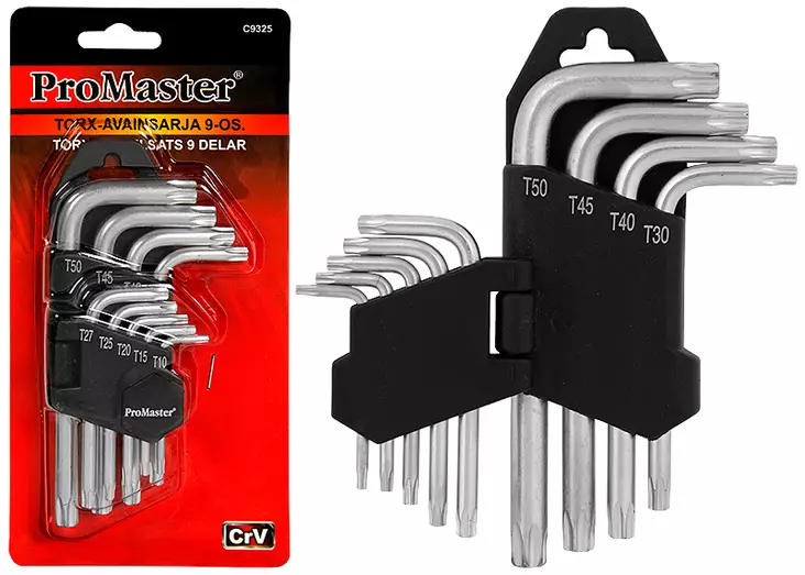 Torx-avainsarja 9-os. - Työkalusarjat - 6420286893259 - 1
