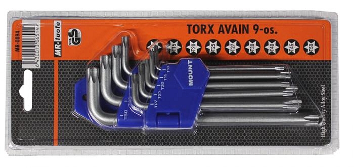 Torx avain 9-os - Muut käsityökalut - 6430013065149 - 1