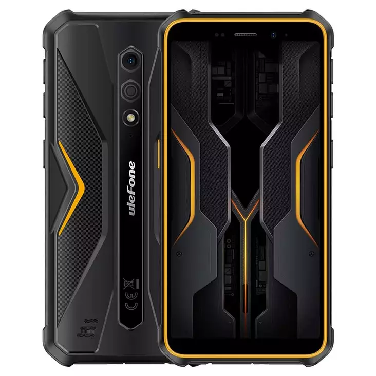 lUefone Armor X12 Pro -puhelin, oranssi - Puhelimet - 6937748735519 - 1