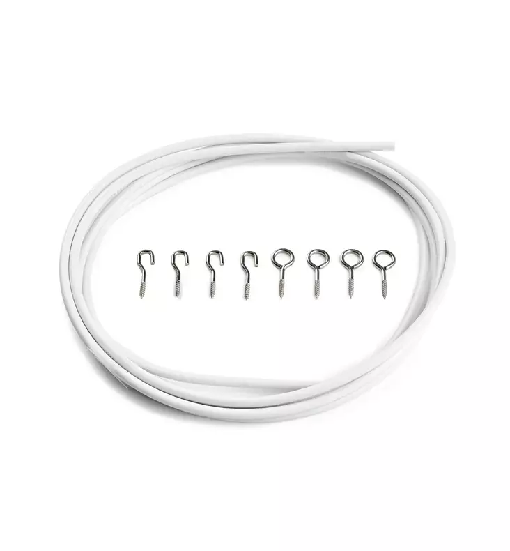 Verhojousi Habo 2 m valkoinen - Verhot ja verhotarvikkeet - 619-0047-99 - 1