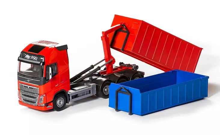 Volvo FH vaihtolava -auto + 2 lavaa p=C3=A4=C3=A4kuva=20 -  - 19-19-6411560208999 - 1