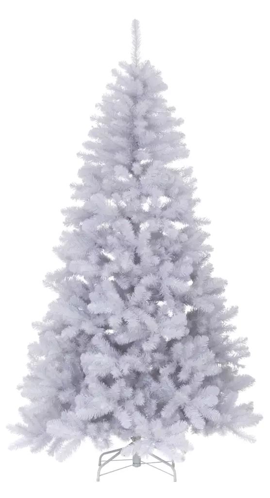 Joulukuusi Luxus valkoinen 210 cm palamaton - Joulukuuset - 6410413220829 - 1
