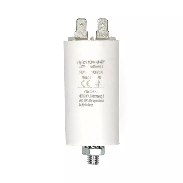Kondensaattori CBB60 6.3UF 450Vac Faston - Varaosat - 5412810477159 - 10