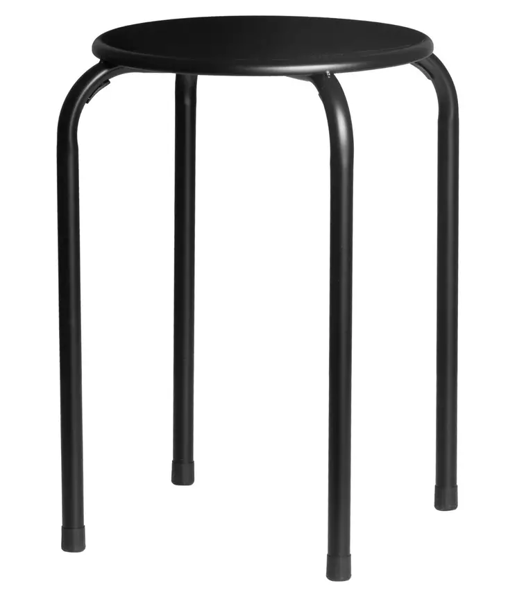 Jakkara pinottava Joy musta - Jakkarat  - 6410416356549 - 1