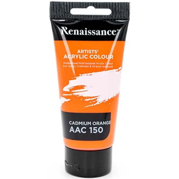 Akryylimaali 75 ml Cadmium Orange - Akryylimaalit- ja värit - 8851907234379 - 1