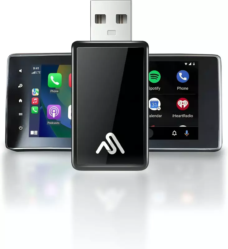 Auto & CarPlay -sovitin langaton android AutoSky WUA-8 - Autosoittimet - 860008429889 - 1